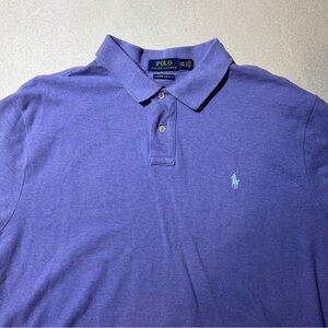 Polo Ralph Lauren Custom Slim Fit Purple Heather Polo Shirt Men’s XXL